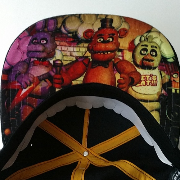 NWT FNAF Five Nights At Freddy's Pizza Hat Cap - Picture 5 of 8